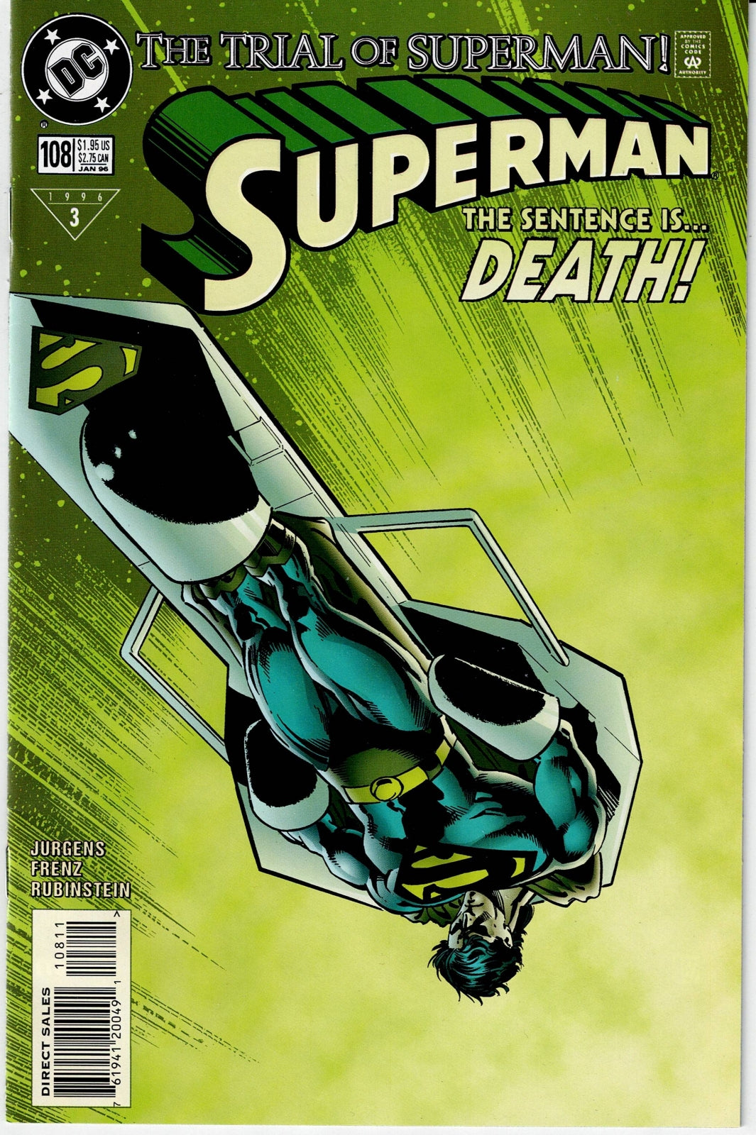 SUPERMAN (2ND SERIES) #108 VF