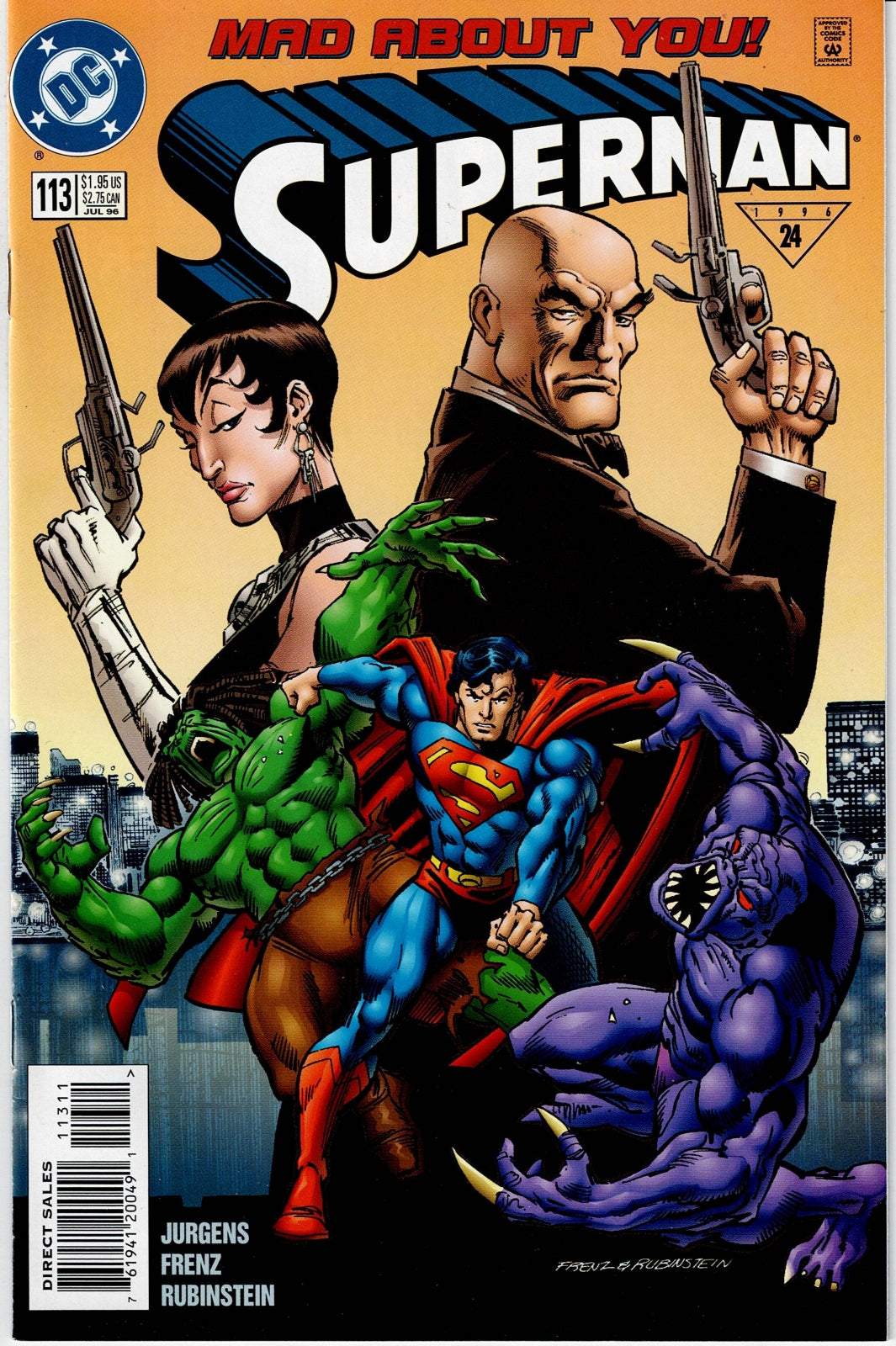 SUPERMAN (2ND SERIES) #113 VF