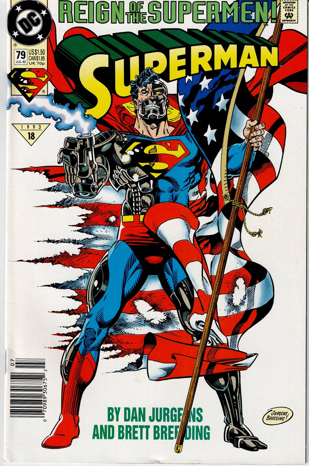 SUPERMAN (2ND SERIES) # 79 VF