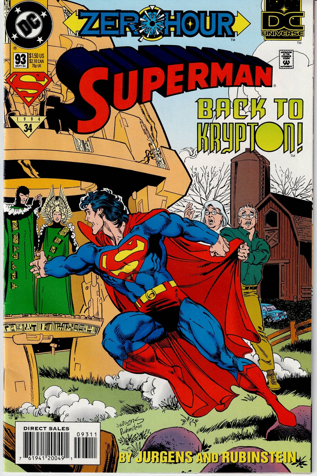 SUPERMAN (2ND SERIES) # 93 NM- Zero Hour