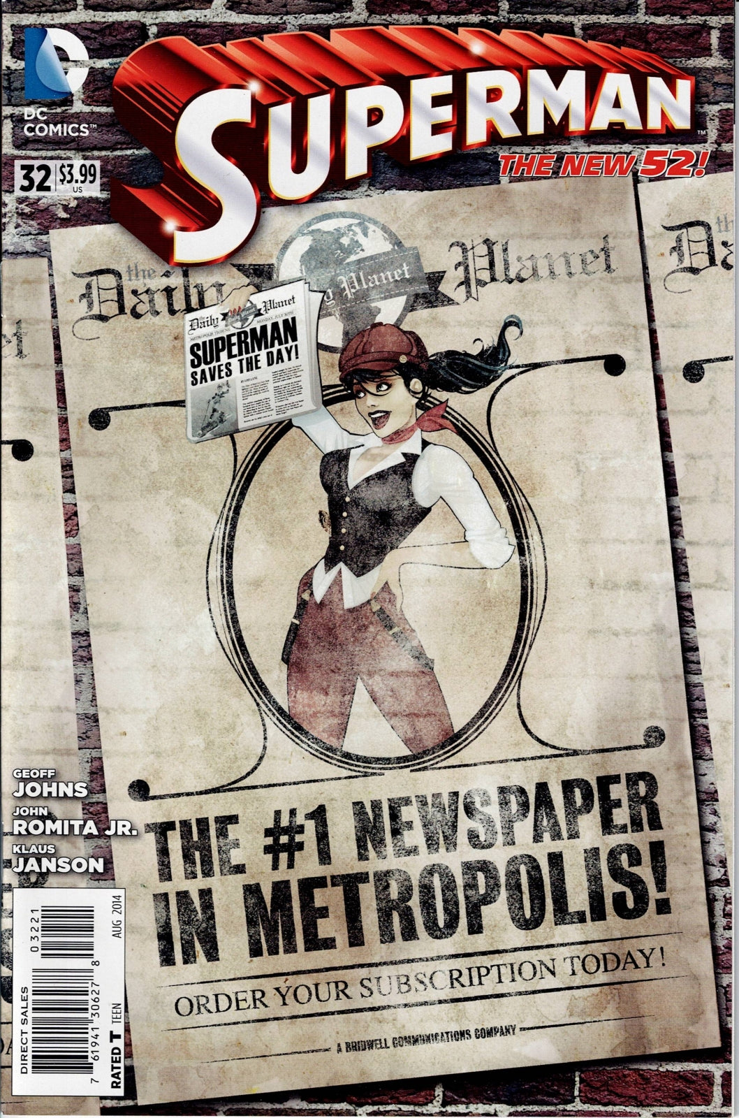 SUPERMAN (3RD SERIES) #32 NM Ant Lucia Bombshells Variant