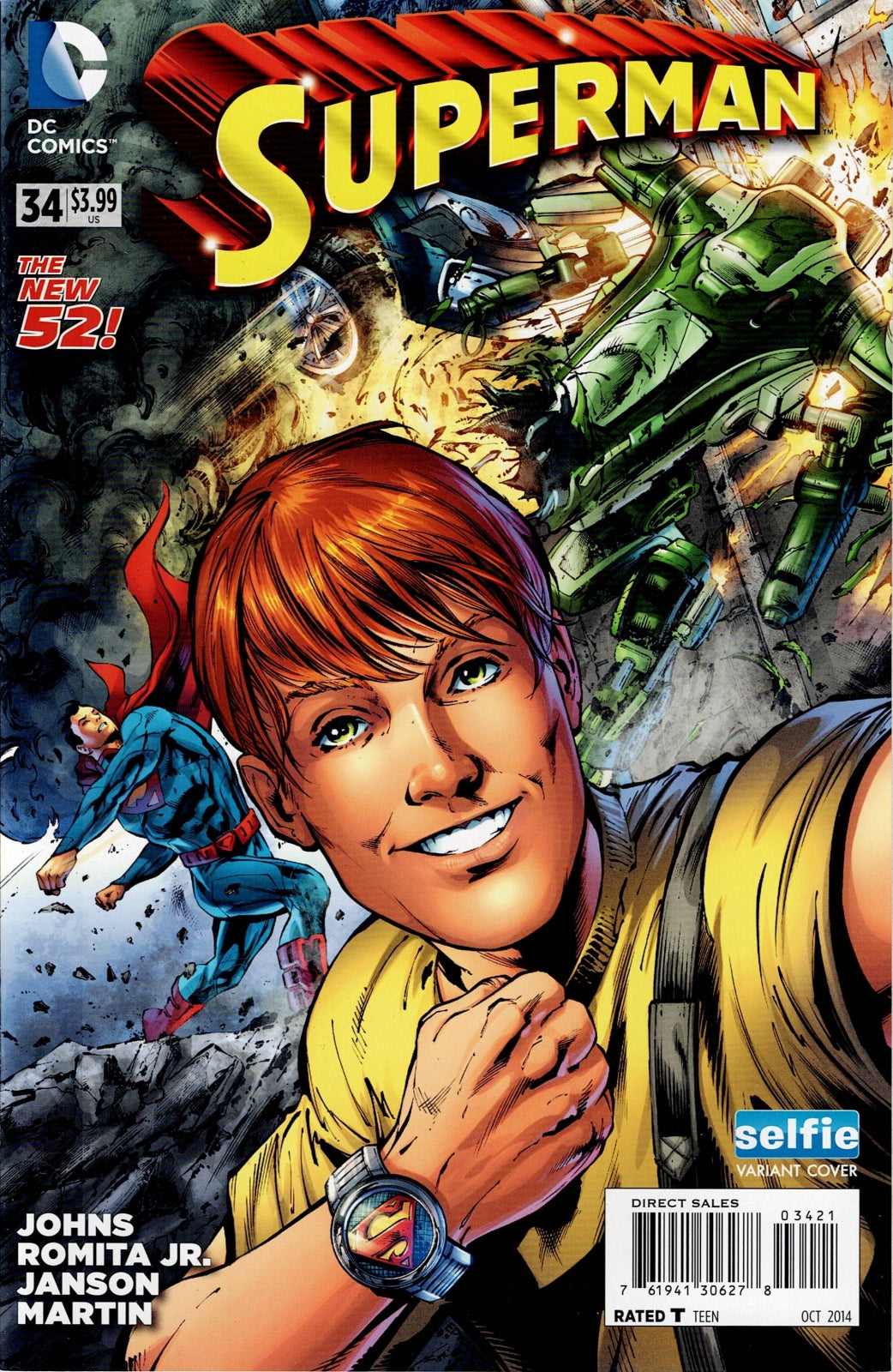 SUPERMAN (3RD SERIES) #34 NM Neil Edwards Selfie Variant