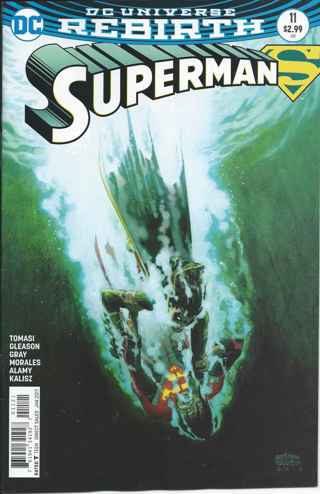 SUPERMAN (4TH SERIES) #11 NM- Andrew Robinson Variant
