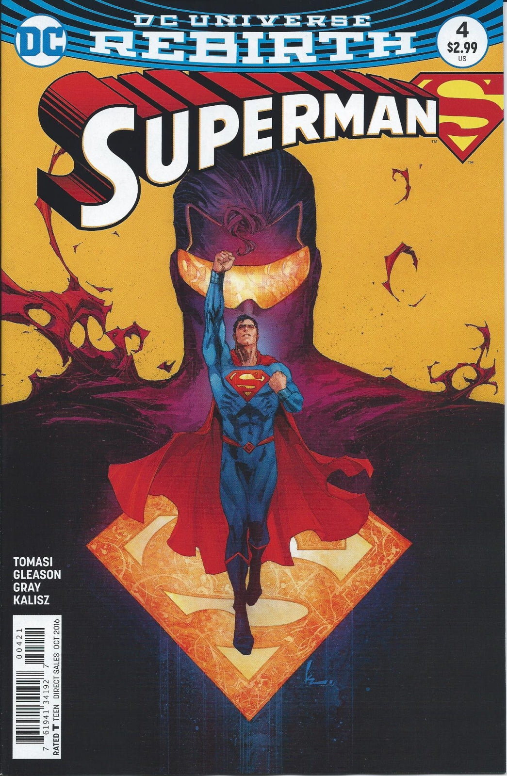 SUPERMAN (4TH SERIES) # 4 NM Kenneth Rocafort Variant