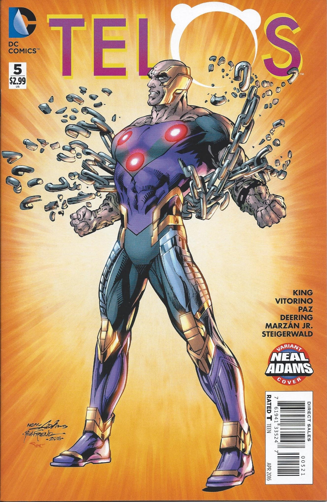 TELOS # 5 NM Neal Adams Variant