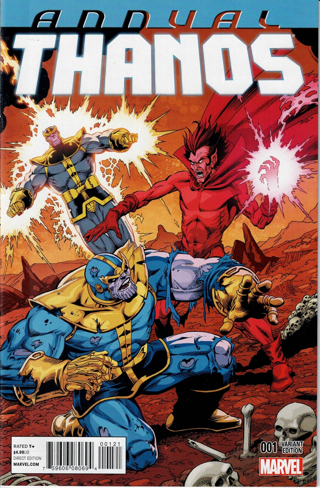 THANOS (2ND SERIES) ANNUAL # 1 NM Jim Starlin Variant