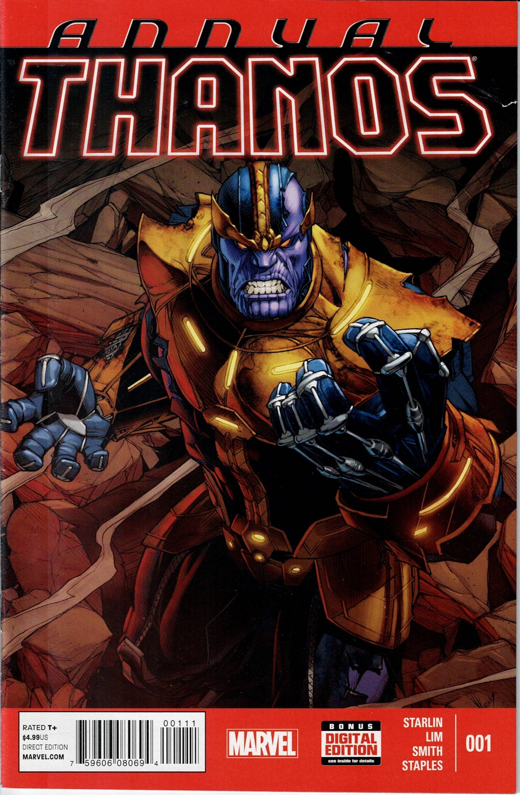 THANOS (2ND SERIES) ANNUAL # 1 VG