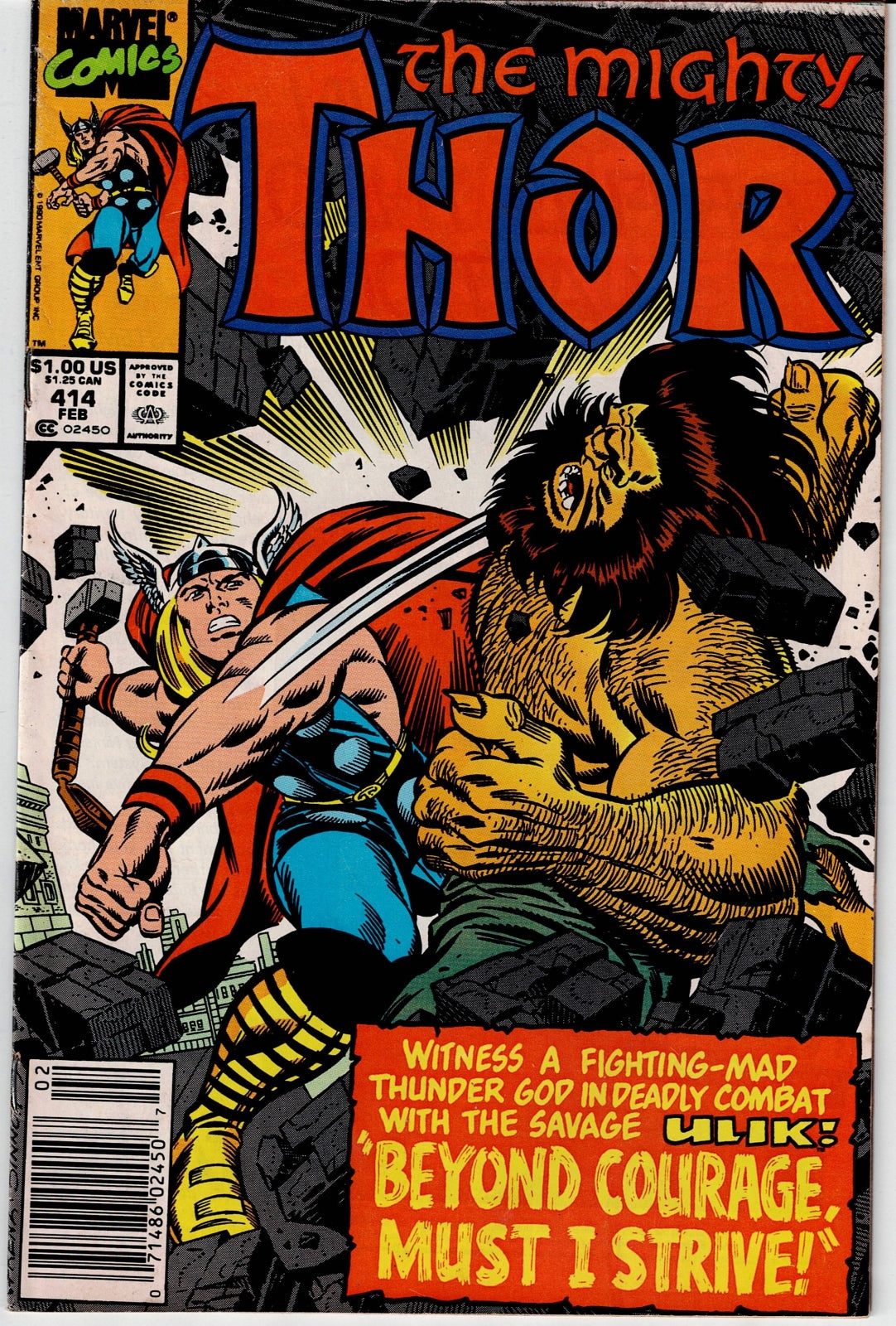 THOR (1ST SERIES) #414 VG+