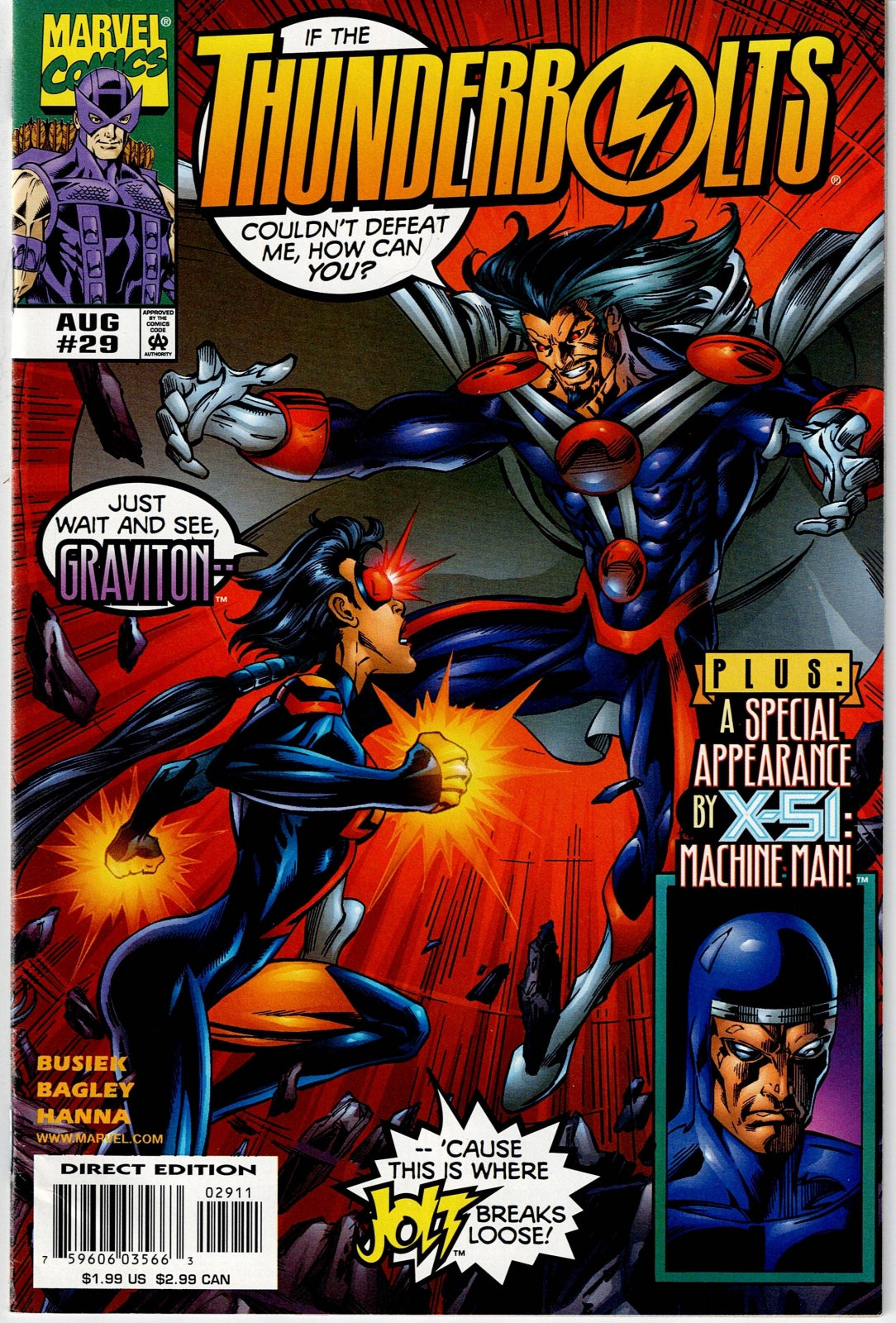 THUNDERBOLTS (1ST SERIES) # 29 VF