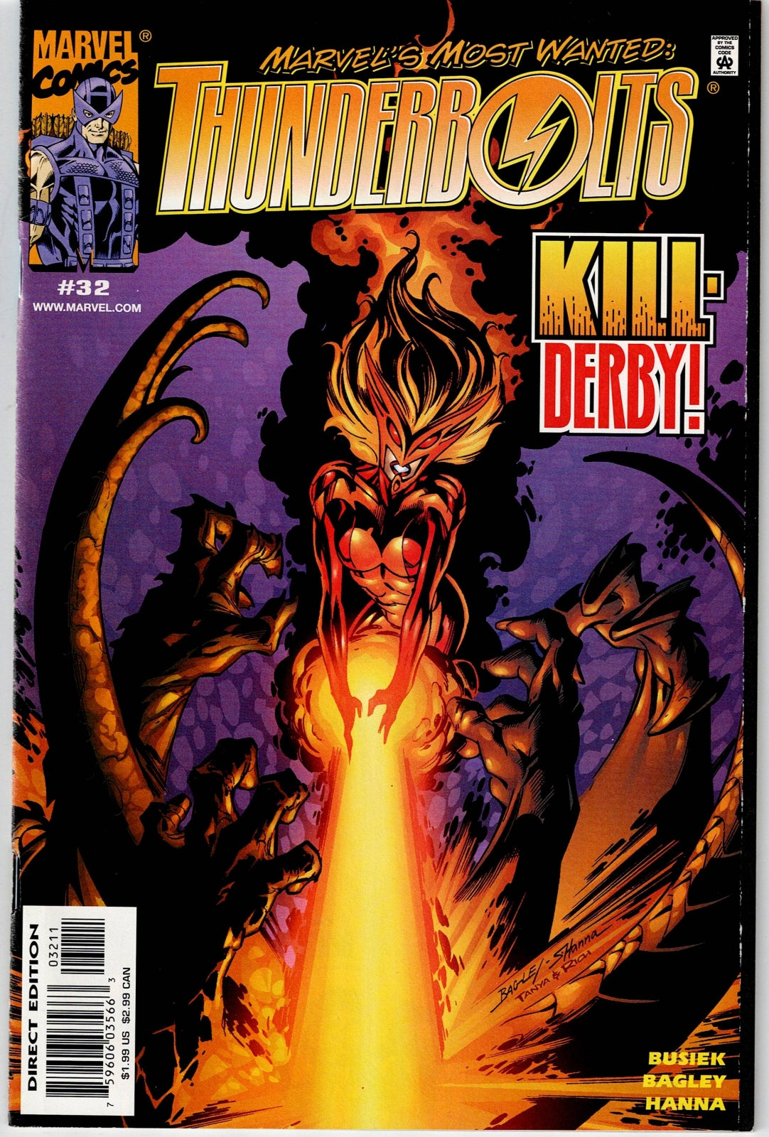 THUNDERBOLTS (1ST SERIES) # 32 NM-