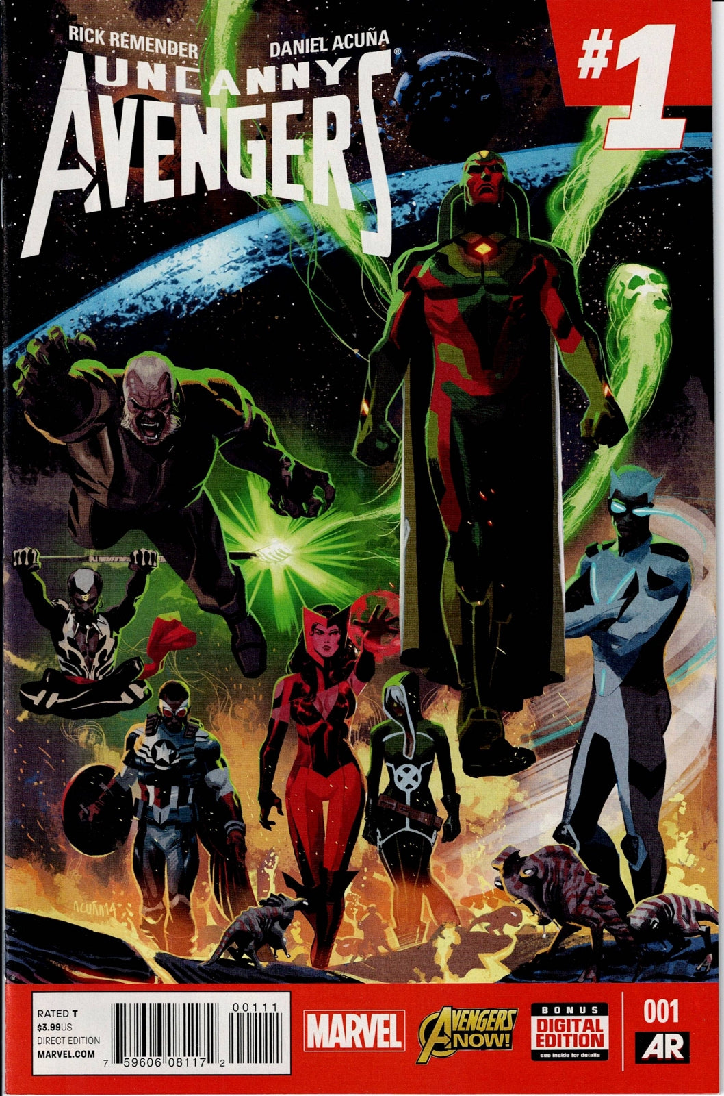 UNCANNY AVENGERS (2ND SERIES) # 1 NM