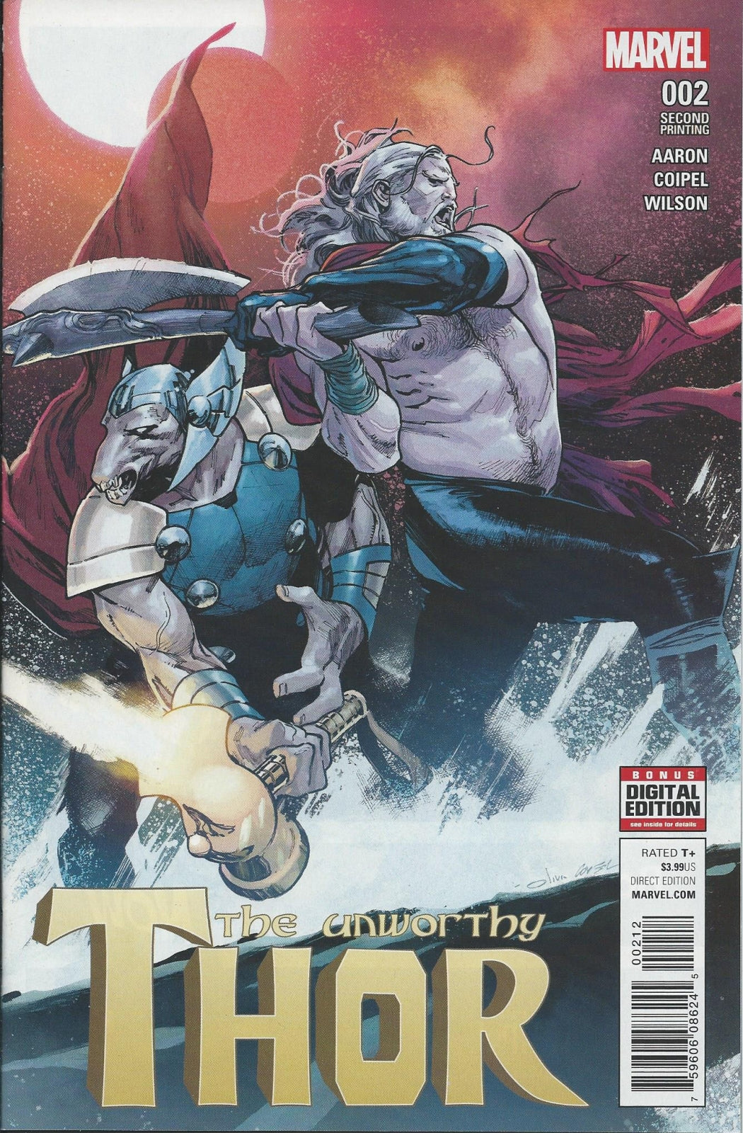 UNWORTHY THOR # 2 NM 2nd Printing