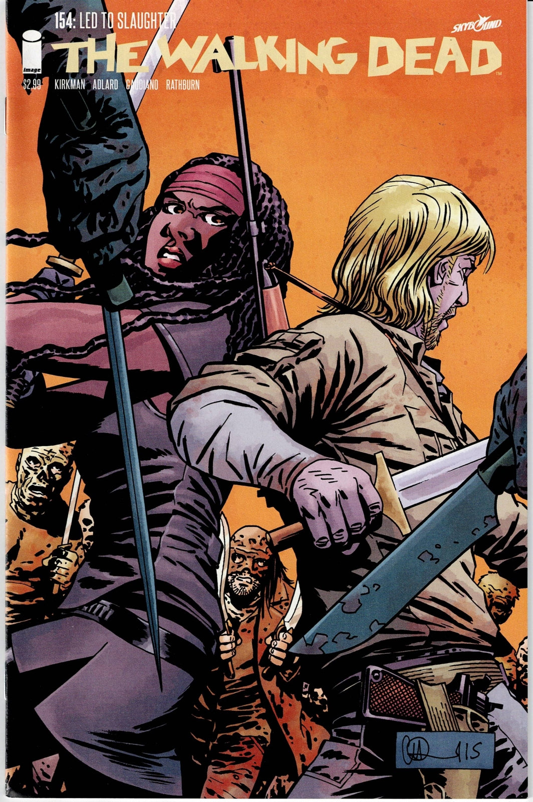 WALKING DEAD #154 FN/VF 1st Appearance of Beta