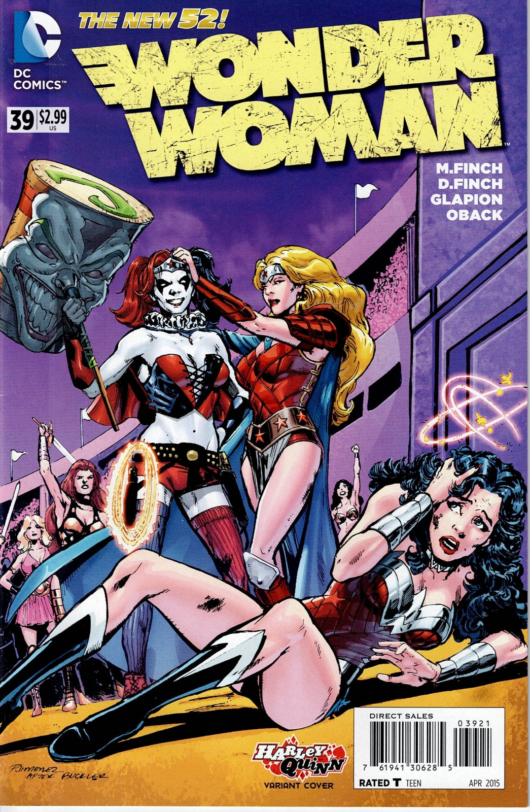 WONDER WOMAN (4TH SERIES) #39 VF Phil Jimenez Harley Quinn Variant