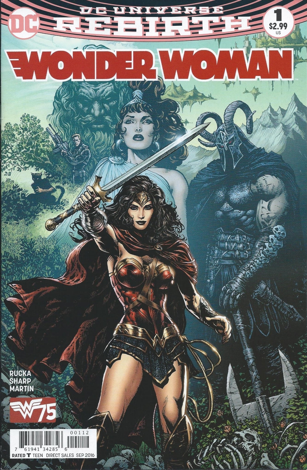 WONDER WOMAN (5TH SERIES) # 1 NM 2nd Printing