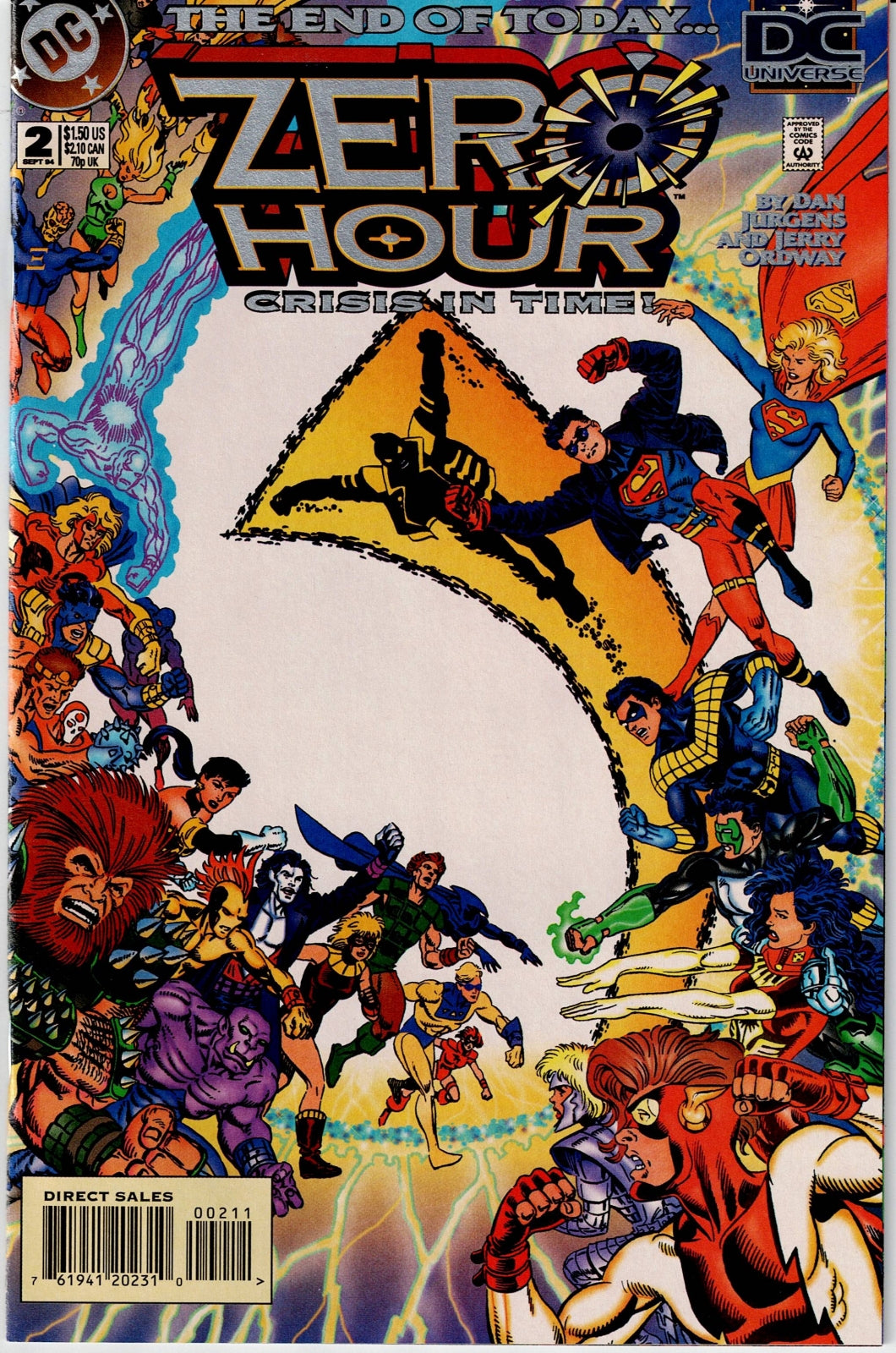 ZERO HOUR: CRISIS IN TIME # 0, 1, 2, 3 & 4 VF/NM to NM- Complete Set