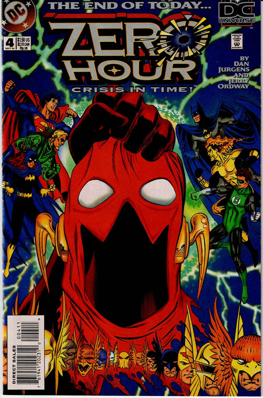 ZERO HOUR: CRISIS IN TIME # 0, 1, 2, 3 & 4 VF/NM to NM- Complete Set