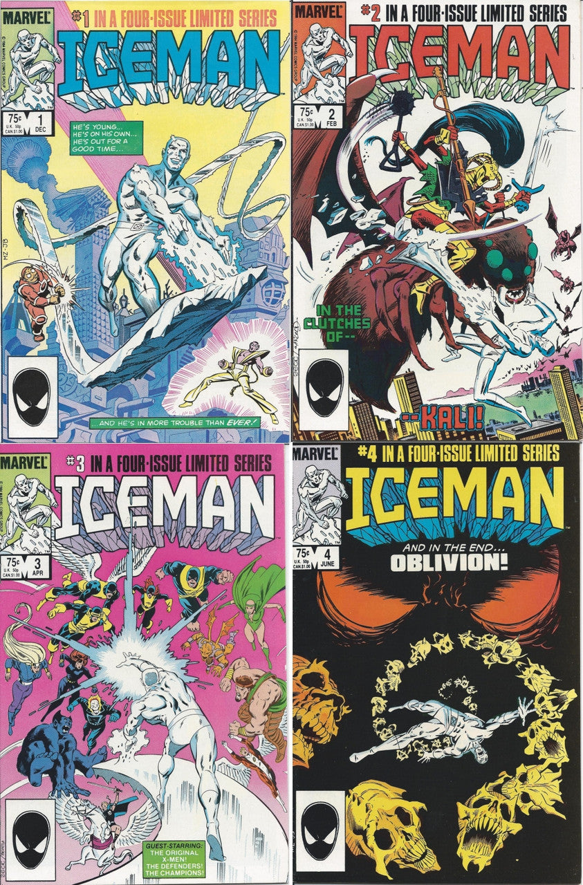 ICEMAN (1ST SERIES) #1-4 Complete Collected Set