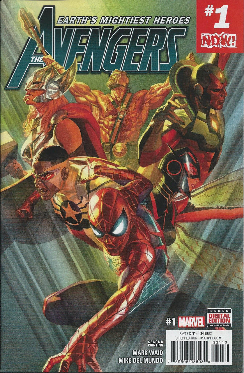 AVENGERS (7TH SERIES) # 1 NM 2nd Printing Variant