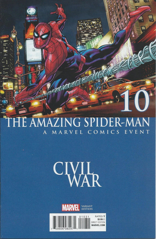 AMAZING SPIDER-MAN (4TH SERIES) #10 NM Civil War Variant Cover