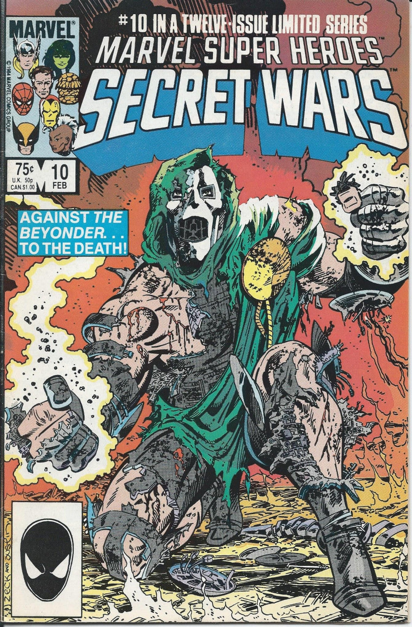 MARVEL SUPER HEROES SECRET WARS #10 FN