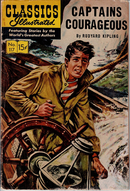 CLASSICS ILLUSTRATED (GILBERTON) #117 GD/VG Captains Courageous 2nd Printing