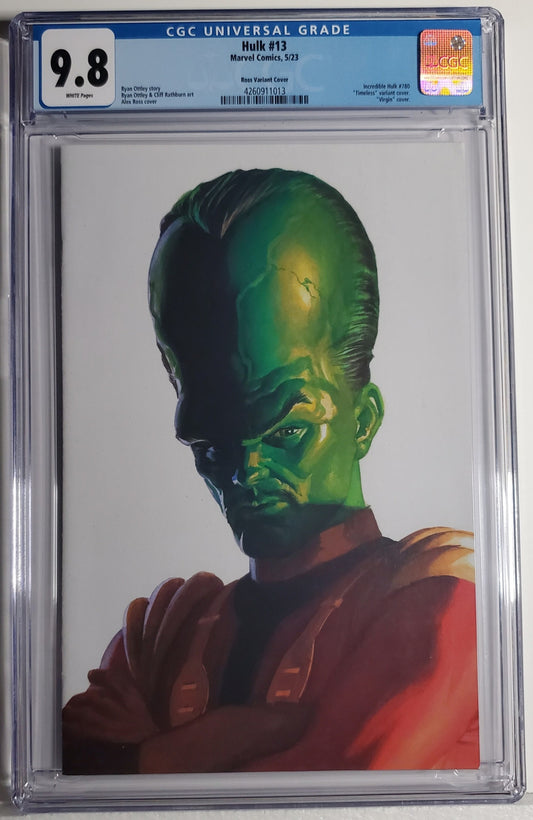 HULK (7TH SERIES) #13 CGC 9.8 NM/MT Alex Ross Timeless Leader