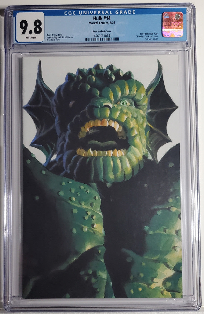 HULK (7TH SERIES) #14 CGC 9.8 NM/MT Alex Ross Timeless Abomination