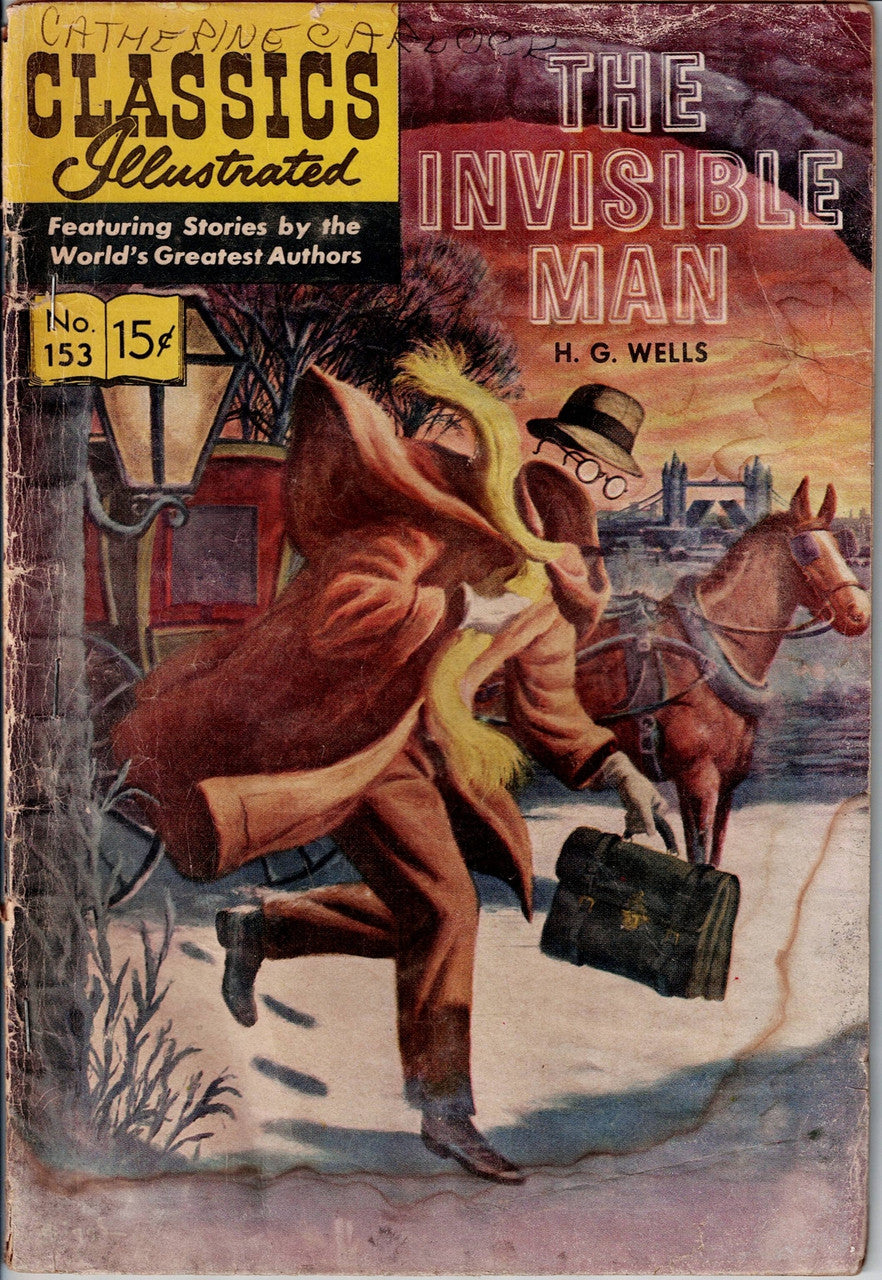 CLASSICS ILLUSTRATED (GILBERTON) #153 FR/GD The Invisible Man 2nd Printing