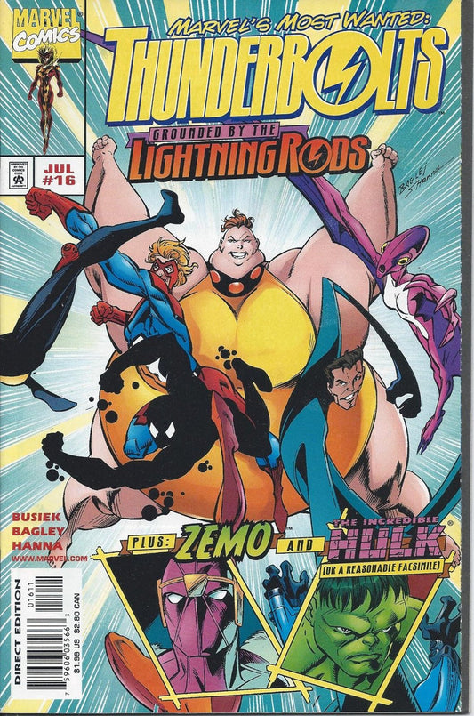 THUNDERBOLTS (1ST SERIES) #16 NM