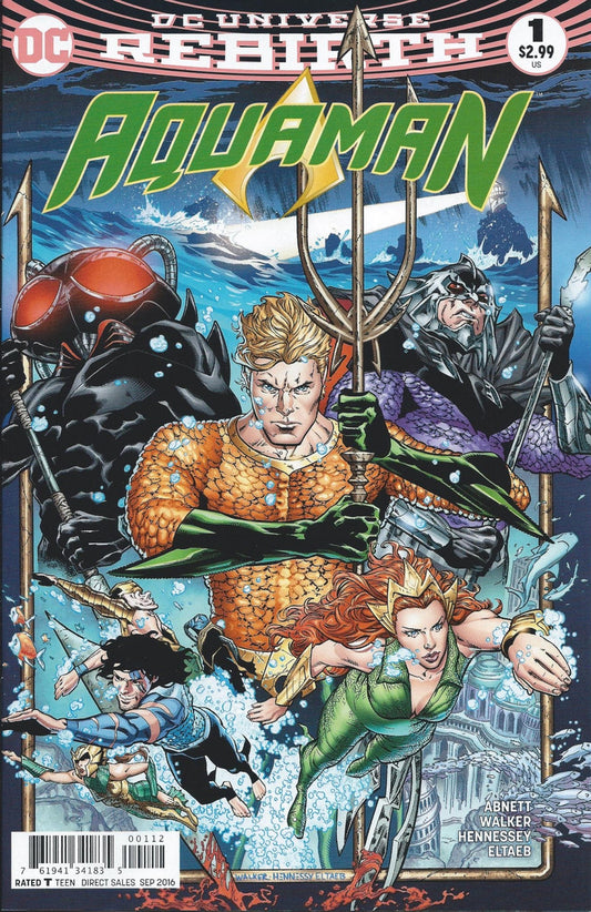 AQUAMAN (8TH SERIES) # 1 NM 2nd Printing