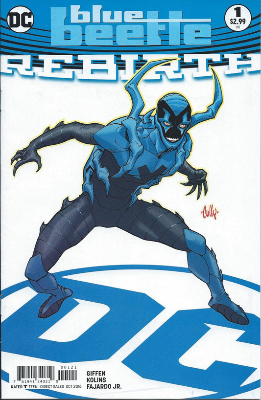 BLUE BEETLE: REBIRTH # 1 NM Cully Hamner Variant Cover