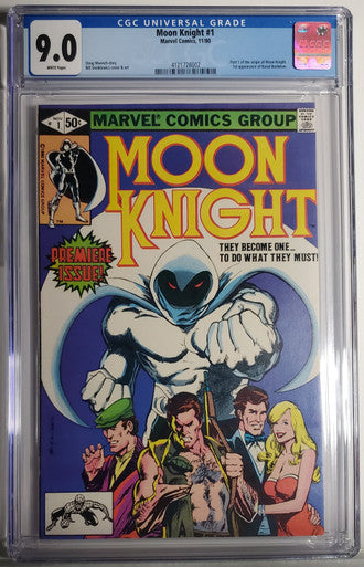 MOON KNIGHT (1ST SERIES) # 1 CGC 9.0 VF/NM