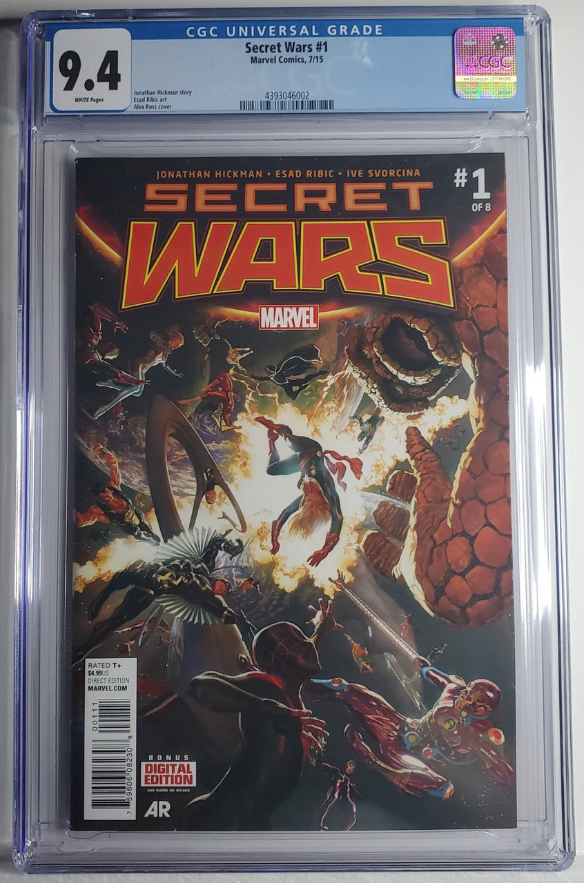 SECRET WARS # 1 CGC 9.4 NM