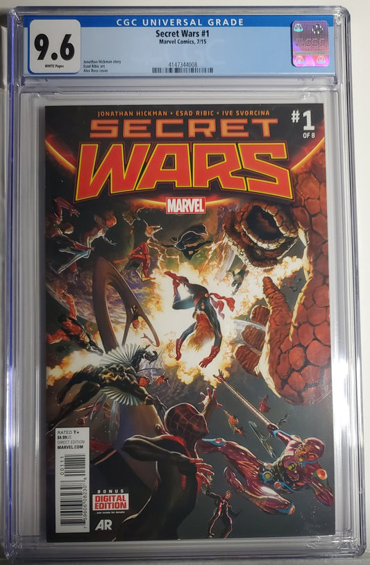 SECRET WARS # 1 CGC 9.6 NM+