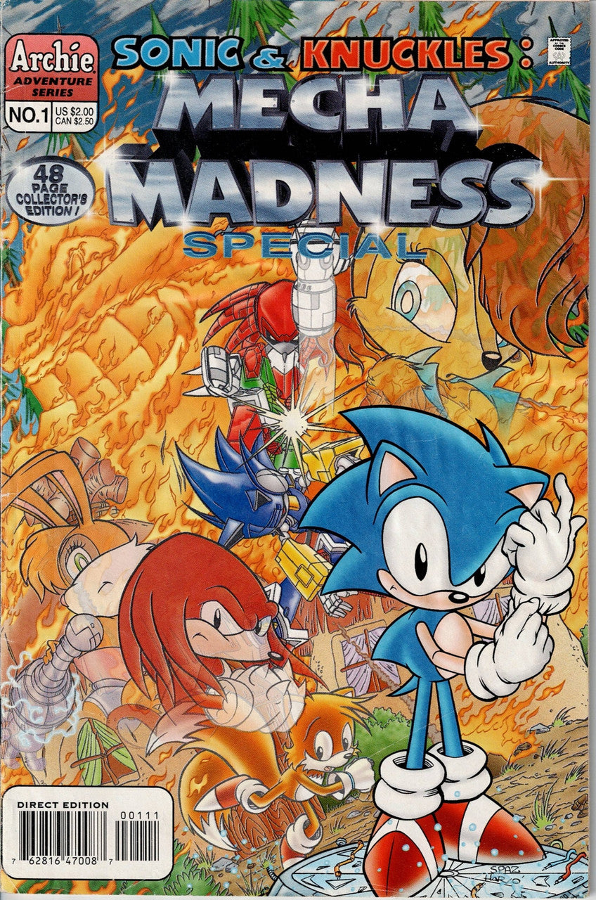 SONIC & KNUCKLES: MECHA MADNESS SPECIAL # 1 GD/VG