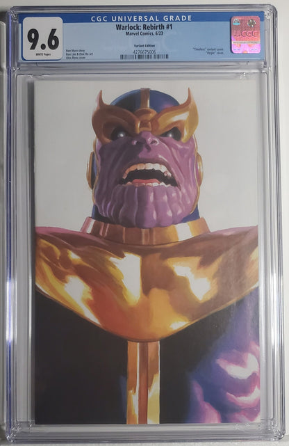 WARLOCK: REBIRTH # 1 CGC 9.6 NM+ Alex Ross Timeless Thanos