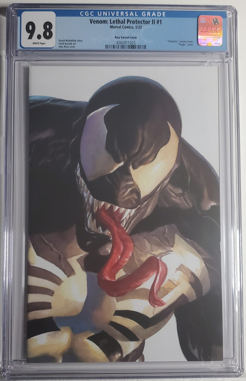 VENOM: LETHAL PROTECTOR II # 1 CGC 9.8 NM/MT Alex Ross Timeless Venom