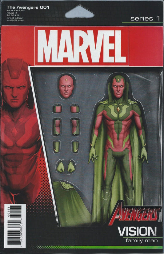 AVENGERS (7TH SERIES) # 1 NM Action Figure Variant Cover