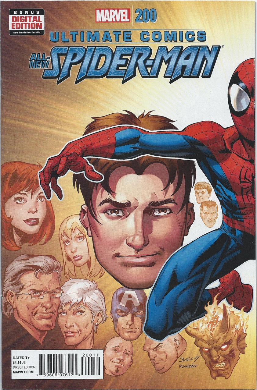 ULTIMATE SPIDER-MAN (1ST SERIES) #200 NM Peter Parker Spider-Man Cover