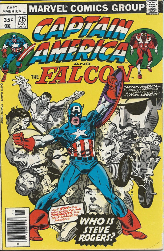 CAPTAIN AMERICA (1ST SERIES) #215 VG/FN