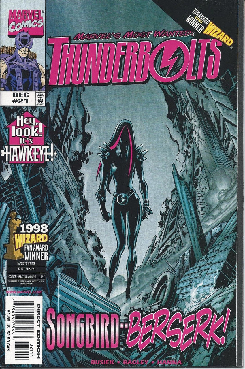 THUNDERBOLTS (1ST SERIES) #21 NM