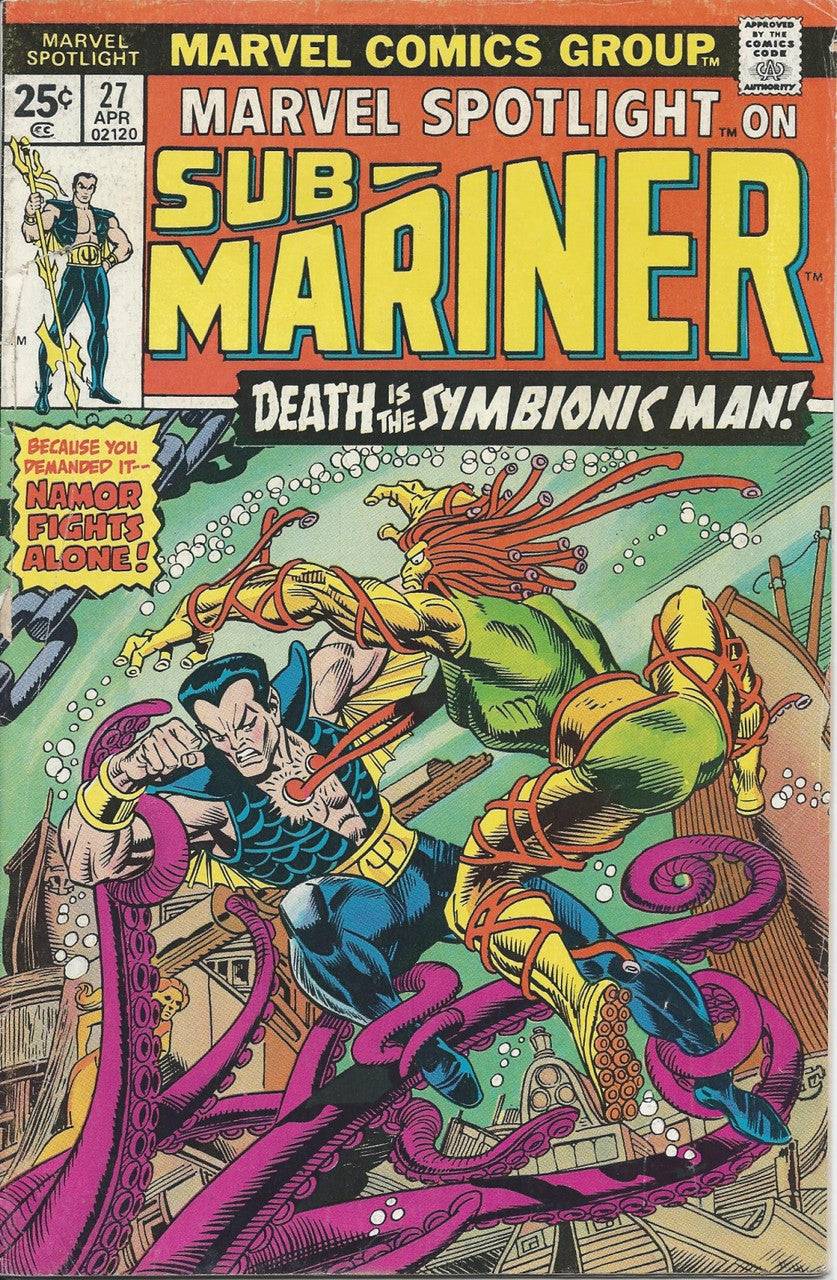 MARVEL SPOTLIGHT (1ST SERIES) #27 FR Featuring The Sub-Mariner