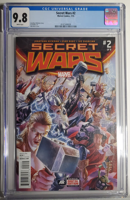 SECRET WARS # 2 CGC 9.8 NM/MT