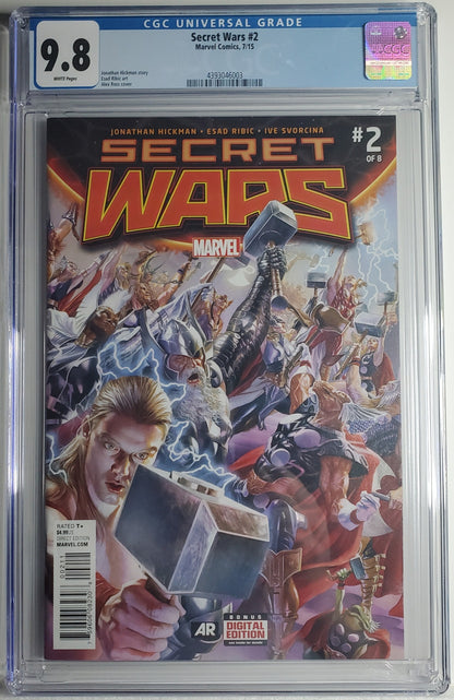 SECRET WARS # 2 CGC 9.8 NM/MT