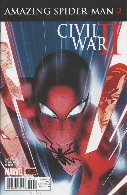 CIVIL WAR II: AMAZING SPIDER-MAN # 2 NM