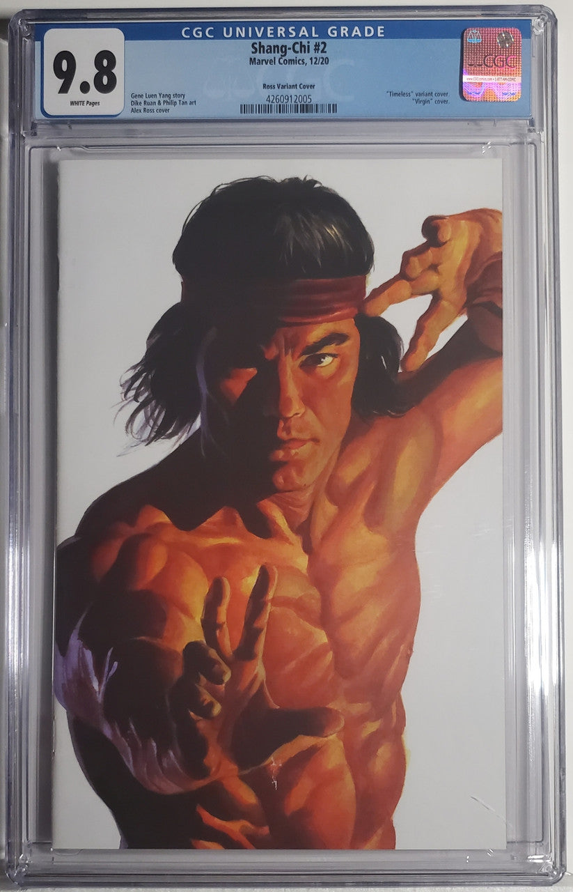 SHANG-CHI (1ST SERIES) # 2 CGC 9.8 NM/MT Alex Ross Timeless Shang-Chi