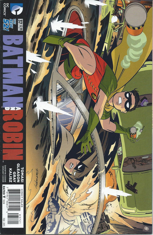 BATMAN AND ROBIN (2ND SERIES) #37 NM Darwyn Cooke Variant Cover