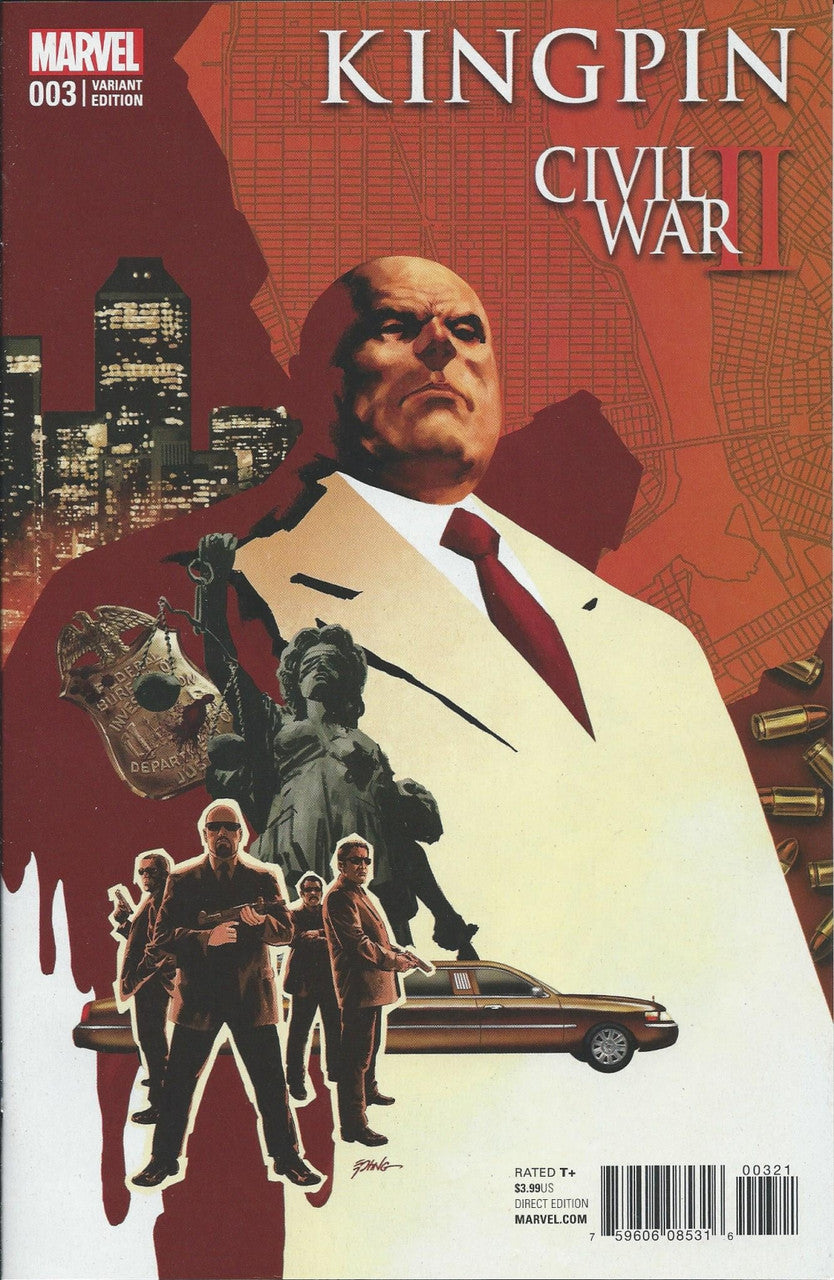 CIVIL WAR II: KINGPIN # 3 NM Steve Epting Variant Cover