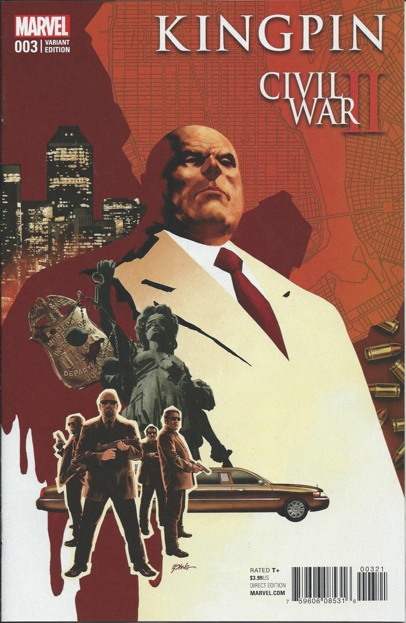 CIVIL WAR II: KINGPIN # 3 VF Steve Epting Variant Cover